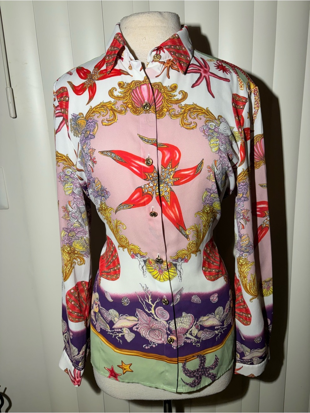Versace Button-Up Shirt Jacket - Picture 9 of 12